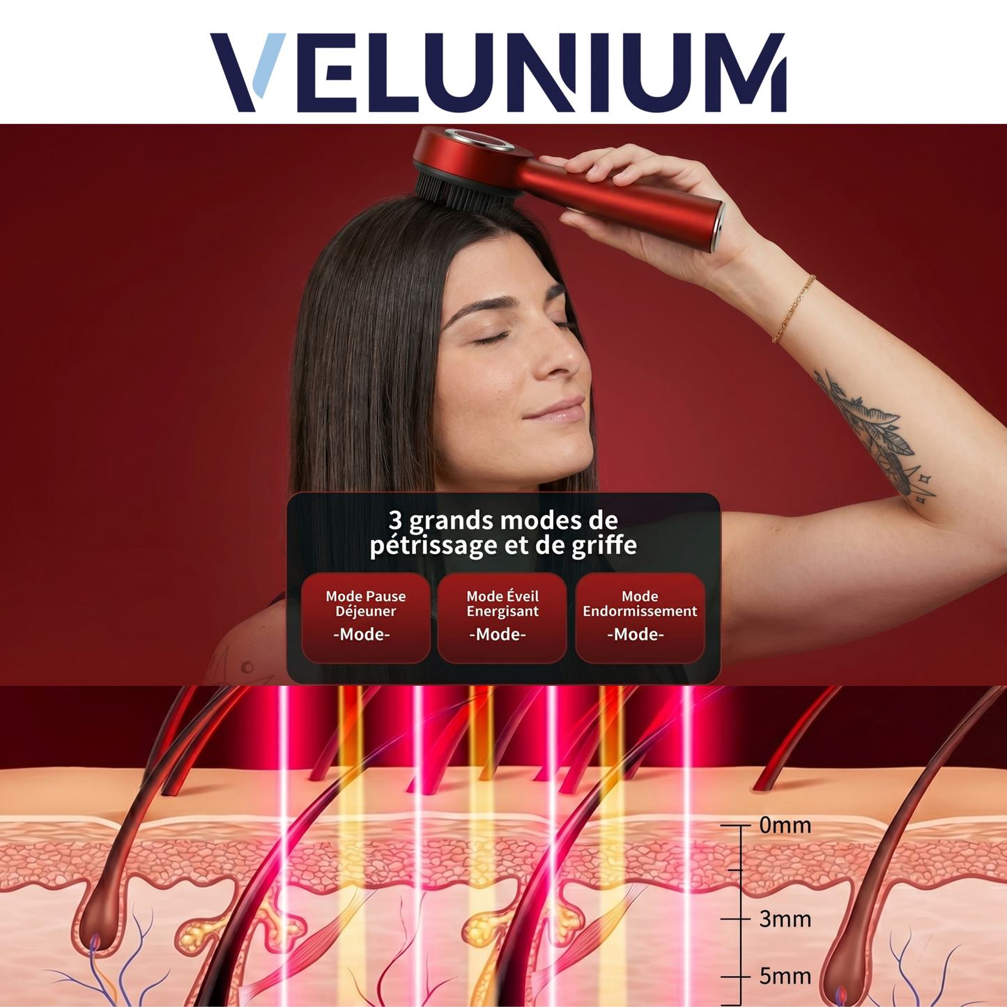 Velunium Masseur De Cuir Chevelu