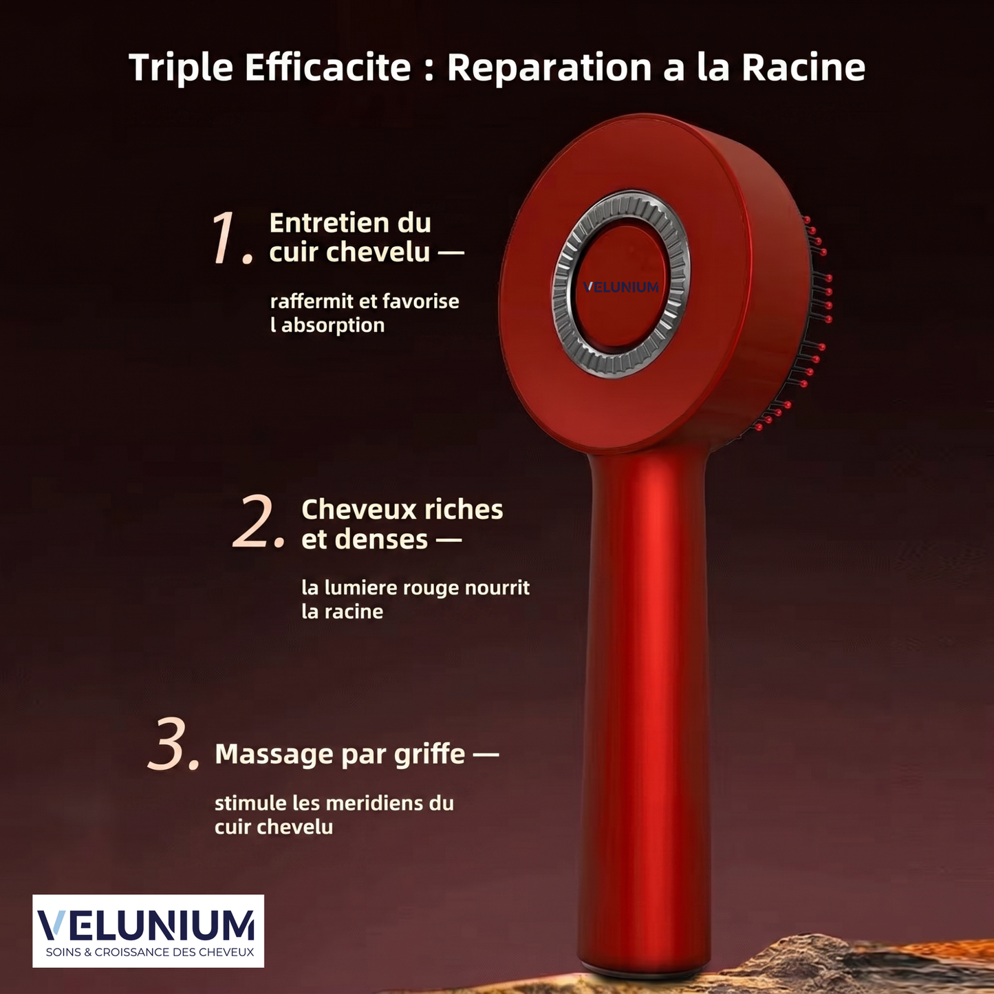 Velunium Masseur De Cuir Chevelu